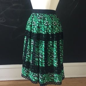 Anna Sui Resort '17 Floral Midi Skirt! 🌴